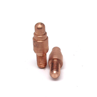Parafuso de bronze fazendo à máquina de peças de metal da precisão preta do revestimento do óxido