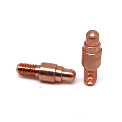 Parafuso de bronze fazendo à máquina de peças de metal da precisão preta do revestimento do óxido