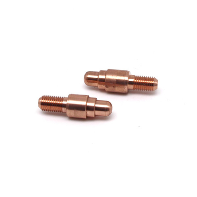 Parafuso de bronze fazendo à máquina de peças de metal da precisão preta do revestimento do óxido