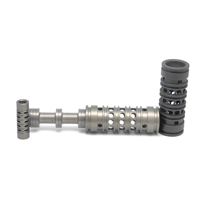 O titânio fazendo à máquina do CNC do Pin do pistão parte a maleta de ferramentas oca do tubo