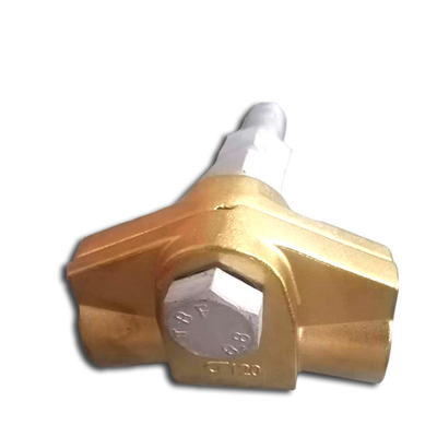 As peças de precisão da fabricação de China personalizaram o controle de qualidade profissional de trituração de bronze duramente anodizado da peça do CNC